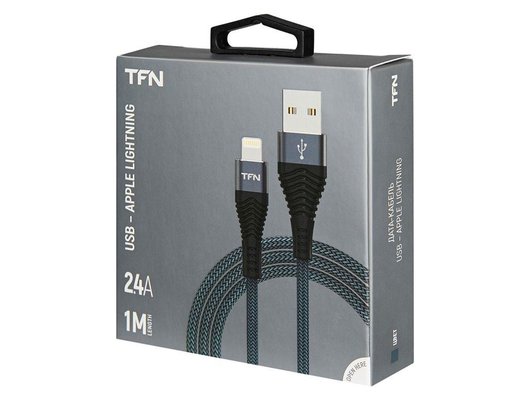 Кабель TFN 8pin forza 1.0m graphite (TFN-CFZLIGUSB1MGR)
